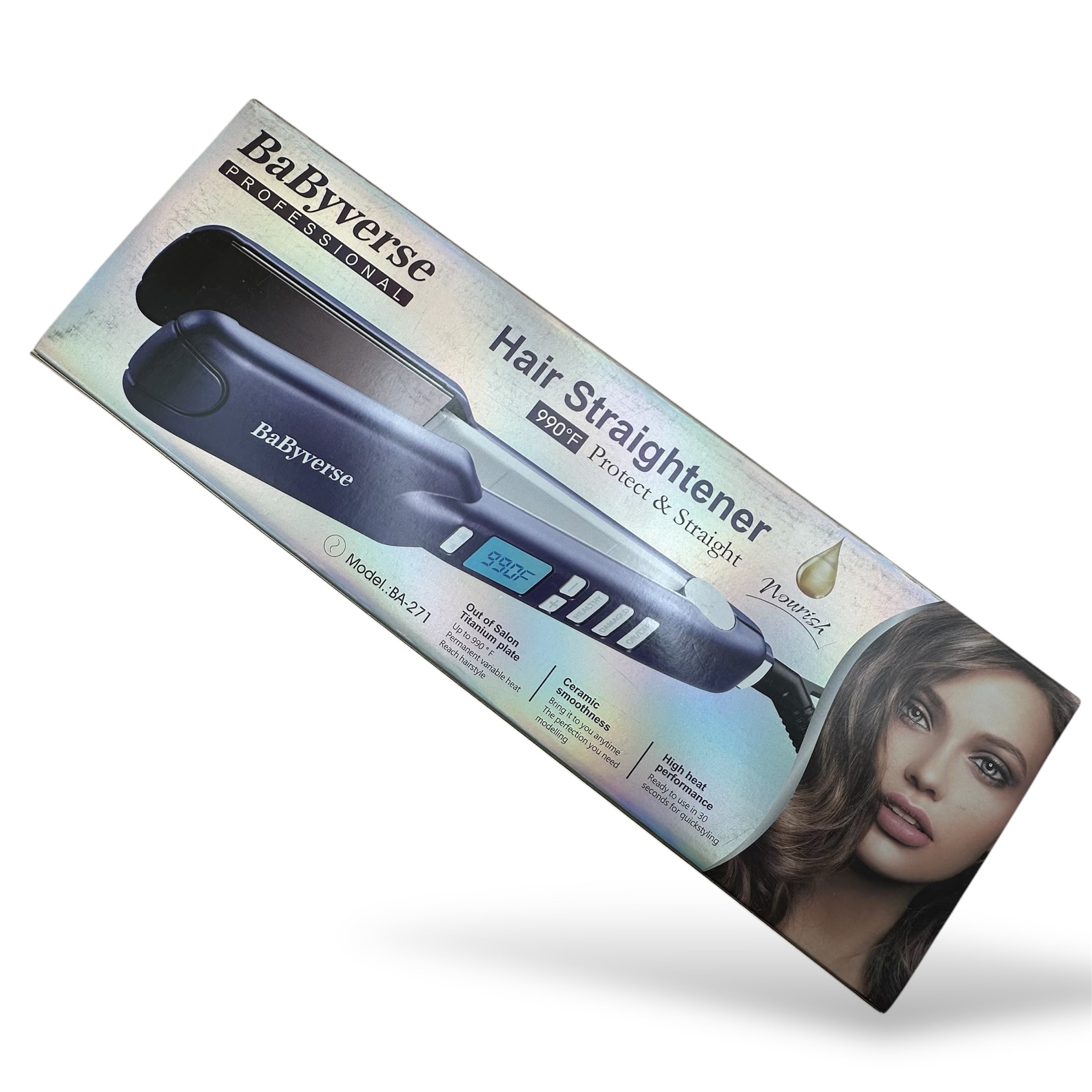 BabyVerse Original Hair Straightener - Protective Plates